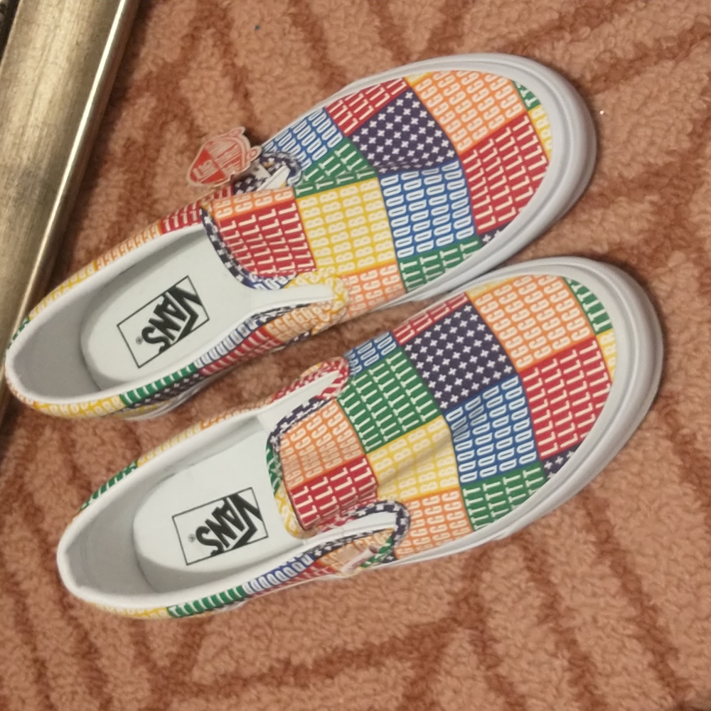 Classic LGBTQ Slip-On Vans 🏳️‍🌈